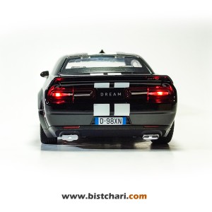 ماکت دوج چلنجر Dodge Challenger مدل SRT Hellcat (Widebody) رنگ مشکی
