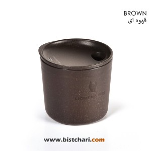 لیوان درب دار 250 ml مدل MyCup´n Lid short Bio برند لایت مای فایر Light my fire