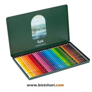 مداد رنگی 36 رنگ جعبه فلزی مدل Artist کد 3903 برند آریا Arya