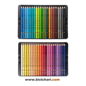 مداد رنگی 48 رنگ جعبه فلزی مدل Artist کد 3904 برند آریا Arya