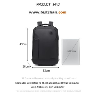 کوله پشتی چرخدار مدل LG00861 برند آرکتیک هانتر Arctic Hunter