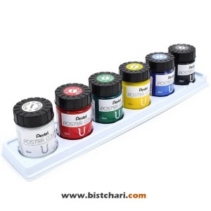 گواش 6 رنگ مدل WPU2-6 برند پنتل Pentel