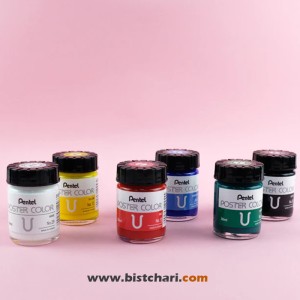 گواش 6 رنگ مدل WPU2-6 برند پنتل Pentel