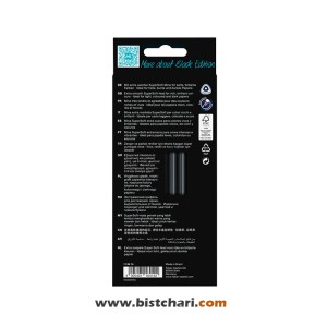 مداد رنگی 12 رنگ Black Edition مدل رنگ پوست Skin Tones کد 116414 برند فابر کاستل Faber Castell