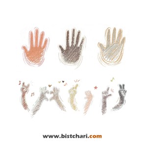 مداد رنگی 12 رنگ Black Edition مدل رنگ پوست Skin Tones کد 116414 برند فابر کاستل Faber Castell