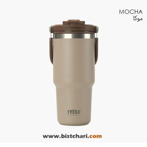 ماگ دوجداره 750ml Tumbler مدل 201-01023-01 برند تایسو Tyeso