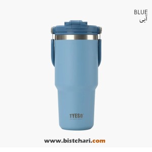 ماگ دوجداره 750ml Tumbler مدل 201-01023-01 برند تایسو Tyeso