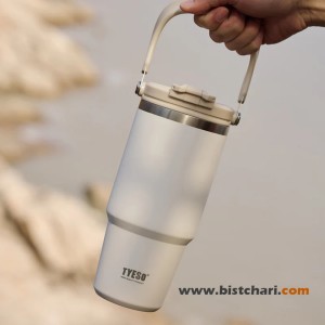 ماگ دوجداره 750ml Tumbler مدل 201-01023-01 برند تایسو Tyeso