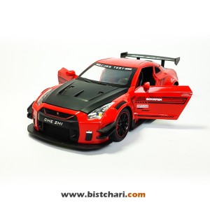 ماکت ماشین نیسان Nissan مدل GTR R35 رنگ قرمز