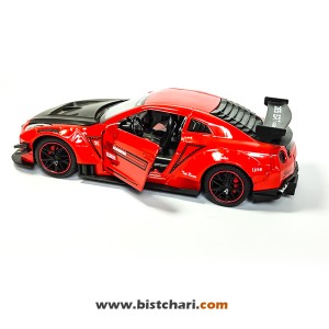 ماکت ماشین نیسان Nissan مدل GTR R35 رنگ قرمز
