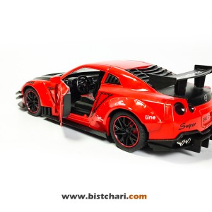 ماکت ماشین نیسان Nissan مدل GTR R35 رنگ قرمز
