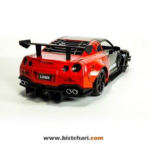 ماکت ماشین نیسان Nissan مدل GTR R35 رنگ قرمز-مشکی