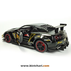 ماکت ماشین نیسان Nissan مدل GTR R35 رنگ مشکی