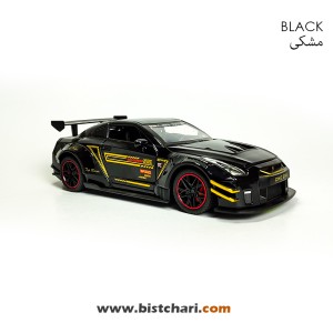 ماکت ماشین نیسان Nissan مدل GTR R35 رنگ مشکی