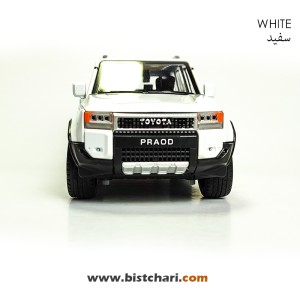 ماکت ماشین تویوتا Toyota مدل پرادو Prado رنگ سفید