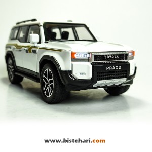 ماکت ماشین تویوتا Toyota مدل پرادو Prado رنگ سفید