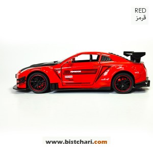 ماکت ماشین نیسان Nissan مدل GTR R35 رنگ قرمز