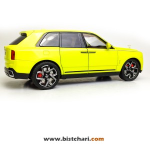 ماکت ماشین رولز رویس Rolls Royce مدل Cullinan رنگ زرد