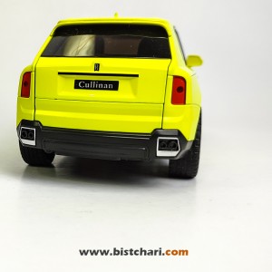 ماکت ماشین رولز رویس Rolls Royce مدل Cullinan رنگ زرد
