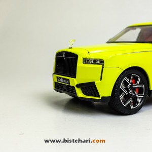 ماکت ماشین رولز رویس Rolls Royce مدل Cullinan رنگ زرد