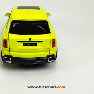 ماکت ماشین رولز رویس Rolls Royce مدل Cullinan رنگ زرد