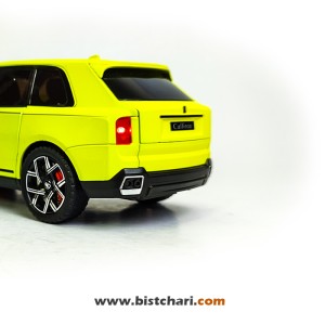 ماکت ماشین رولز رویس Rolls Royce مدل Cullinan رنگ زرد