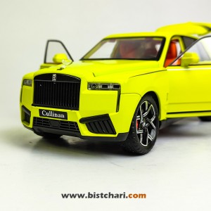 ماکت ماشین رولز رویس Rolls Royce مدل Cullinan رنگ زرد