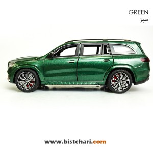 ماکت ماشین مرسدس بنز  Mercedes-Benz مدل AMG GLS63 رنگ سبز