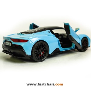 ماکت ماشین مازراتی Maserati مدل MC 20 رنگ آبی روشن