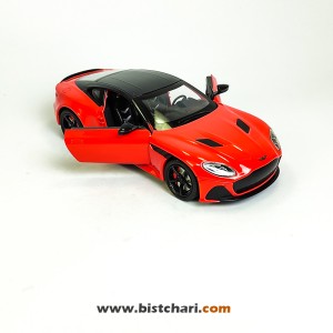 ماکت ماشین استون مارتین Aston Martin مدل DBS Super Leggera رنگ قرمز