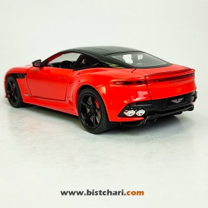 ماکت ماشین استون مارتین Aston Martin مدل DBS Super Leggera رنگ قرمز
