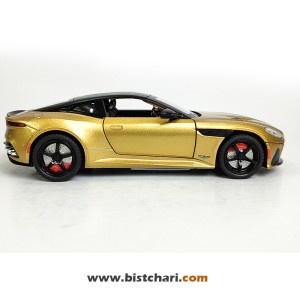 ماکت ماشین استون مارتین Aston Martin مدل DBS Super Leggera رنگ طلایی