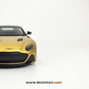 ماکت ماشین استون مارتین Aston Martin مدل DBS Super Leggera رنگ طلایی