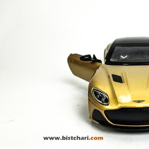 ماکت ماشین استون مارتین Aston Martin مدل DBS Super Leggera رنگ طلایی