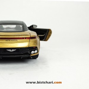 ماکت ماشین استون مارتین Aston Martin مدل DBS Super Leggera رنگ طلایی