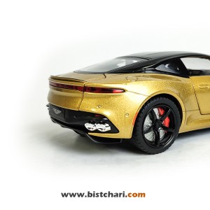 ماکت ماشین استون مارتین Aston Martin مدل DBS Super Leggera رنگ طلایی