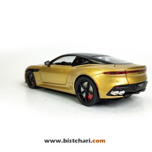 ماکت ماشین استون مارتین Aston Martin مدل DBS Super Leggera رنگ طلایی