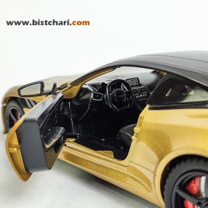 ماکت ماشین استون مارتین Aston Martin مدل DBS Super Leggera رنگ طلایی