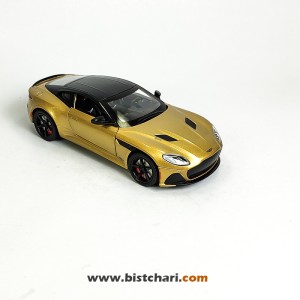 ماکت ماشین استون مارتین Aston Martin مدل DBS Super Leggera رنگ طلایی