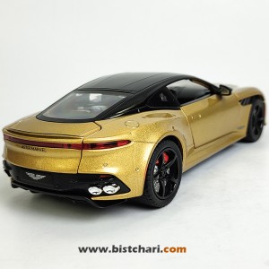 ماکت ماشین استون مارتین Aston Martin مدل DBS Super Leggera رنگ طلایی