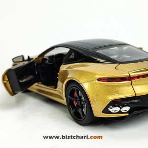 ماکت ماشین استون مارتین Aston Martin مدل DBS Super Leggera رنگ طلایی