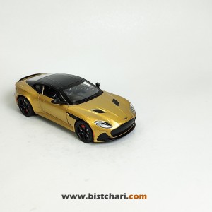 ماکت ماشین استون مارتین Aston Martin مدل DBS Super Leggera رنگ طلایی