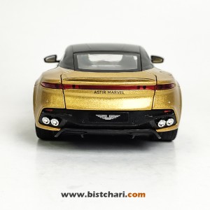 ماکت ماشین استون مارتین Aston Martin مدل DBS Super Leggera رنگ طلایی