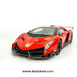 ماکت ماشین لامبورگینی Lamborghini مدل Veneno رنگ قرمز