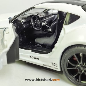 ماکت ماشین تویوتا Toyotaمدل Supra mk5 gr رنگ سفید
