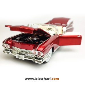 ماکت ماشین کادیلاک Cadillac مدل Eldorado Biarritz Convertible رنگ قرمز