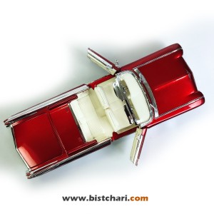 ماکت ماشین کادیلاک Cadillac مدل Eldorado Biarritz Convertible رنگ قرمز