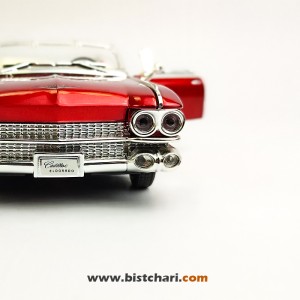 ماکت ماشین کادیلاک Cadillac مدل Eldorado Biarritz Convertible رنگ قرمز