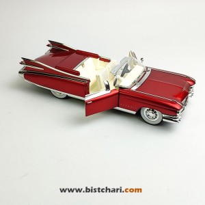 ماکت ماشین کادیلاک Cadillac مدل Eldorado Biarritz Convertible رنگ قرمز