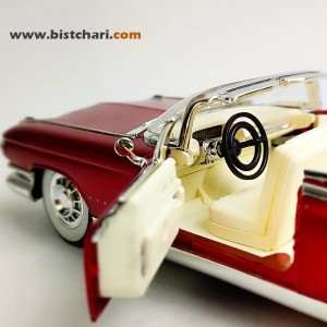 ماکت ماشین کادیلاک Cadillac مدل Eldorado Biarritz Convertible رنگ قرمز